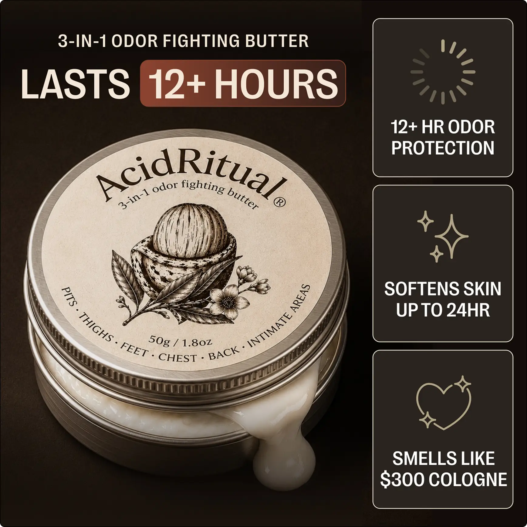 3-in-1 Odor Fighting Butter